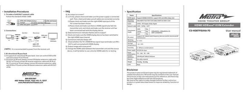 Metra Electronics CS-HDBTP2UKA-70 User manual