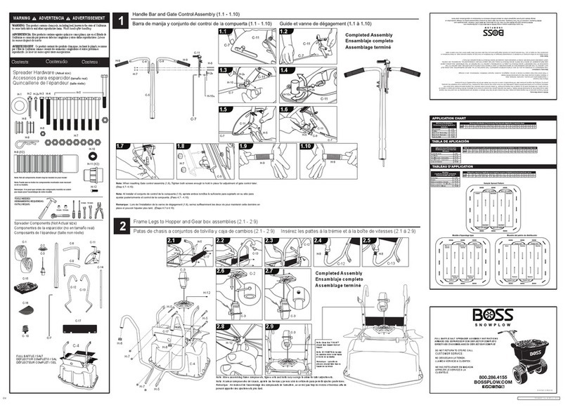 Boss Snowplow WBS15852 Assembly instructions