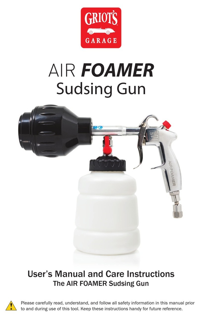 Griots Garage AIR FOAMER Installation guide