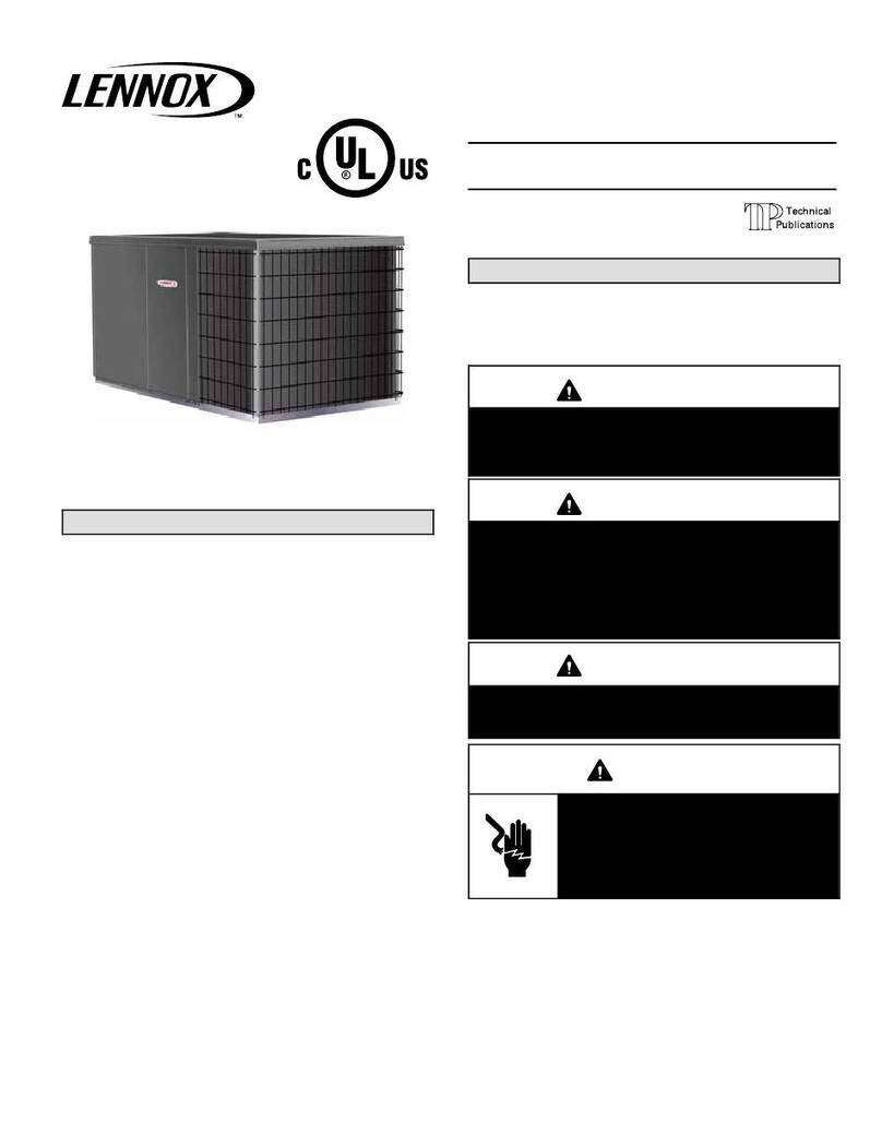 Lennox 13CHA SERIES User manual