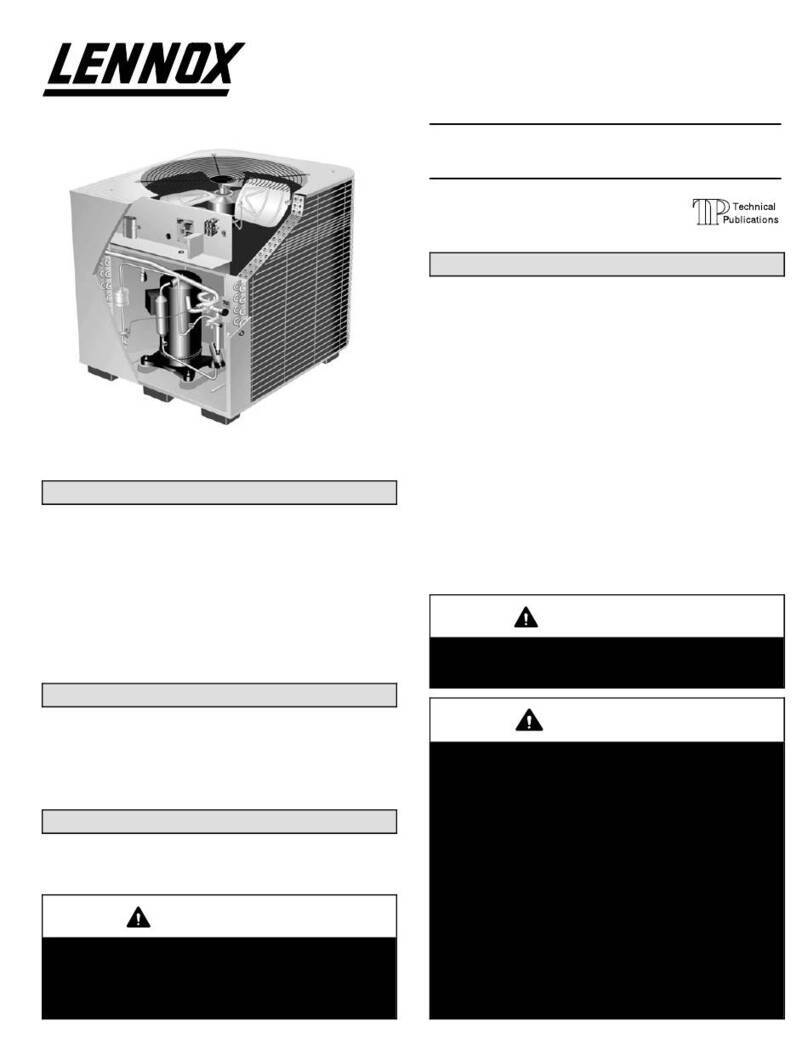 Lennox HPXA15-024 User manual