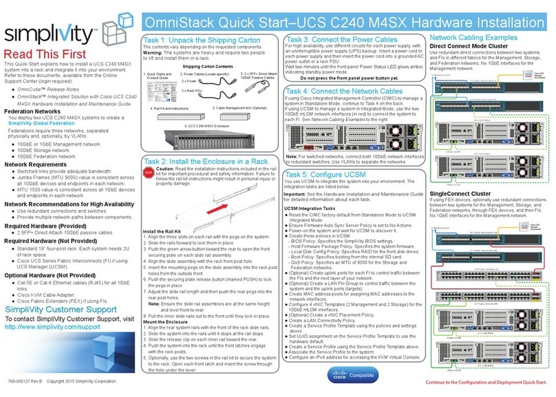 SimpliVity OmniStack quick start