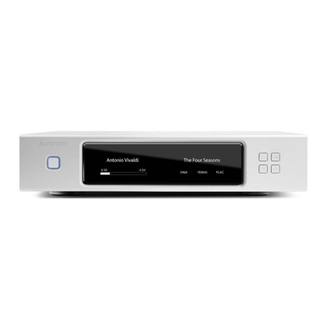 Aurender W20 quick start guide