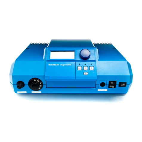 Buderus Logamatic R2107 quick start guide