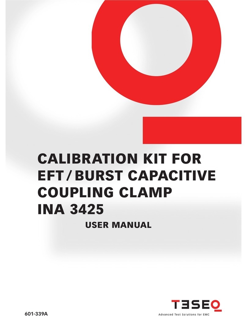 Teseq INA 3425 user manual