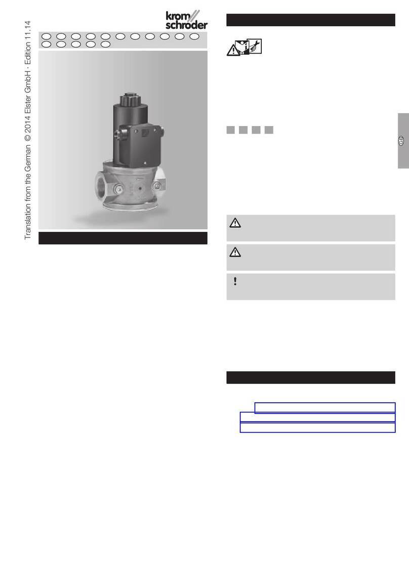 Krom Schroder VG 10/15 operating instructions
