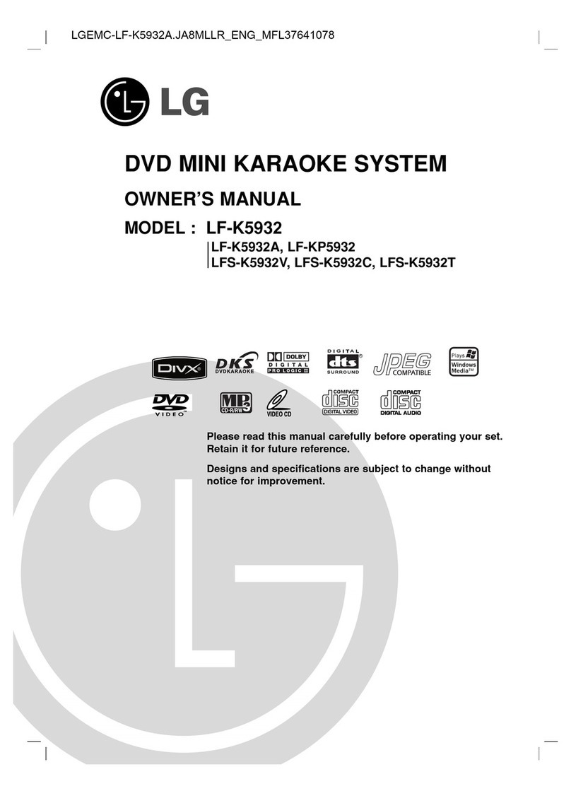 LG LF-K5932 User manual