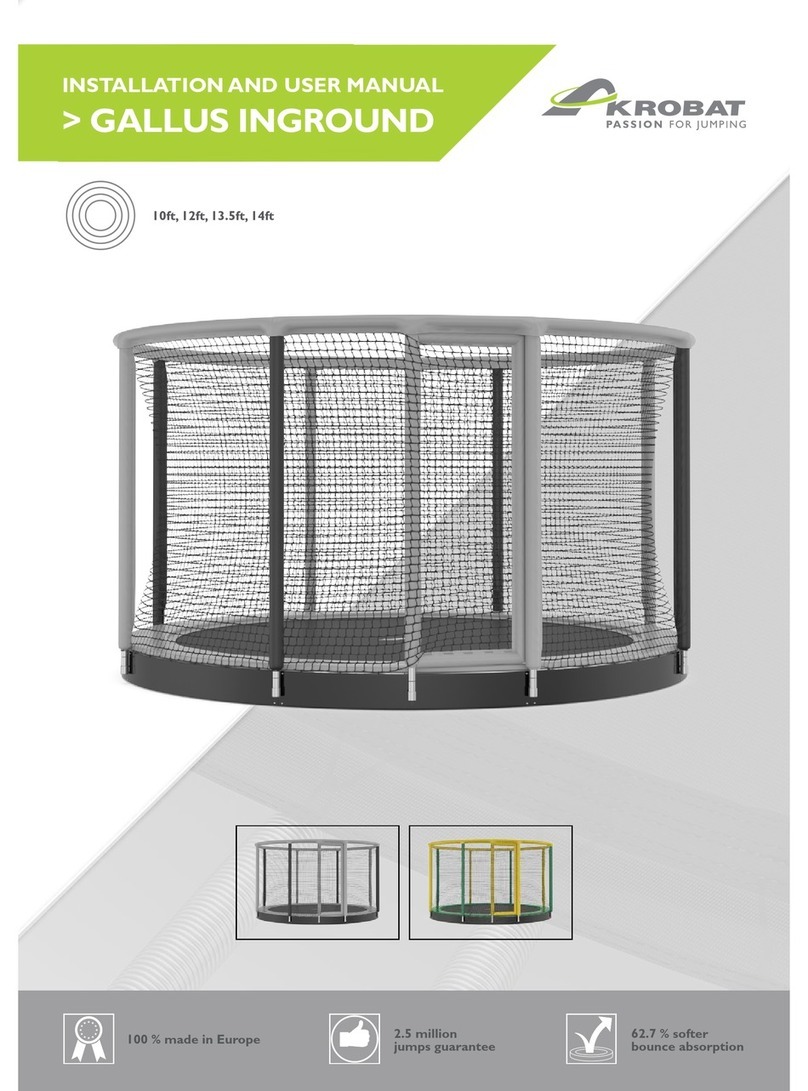 Akrobat GALLUS INGROUND Installation and user manual