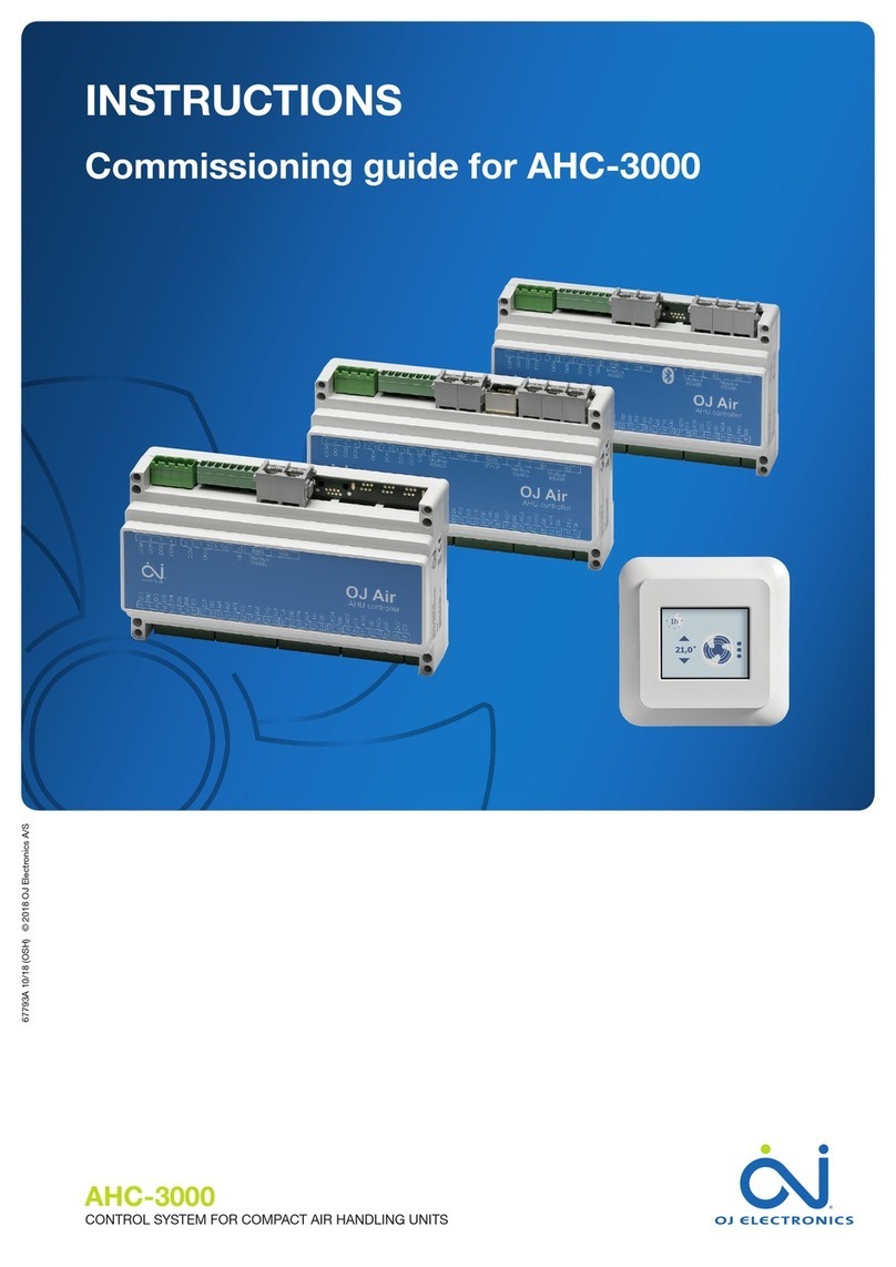 OJ Electronics AHC-3000 User manual