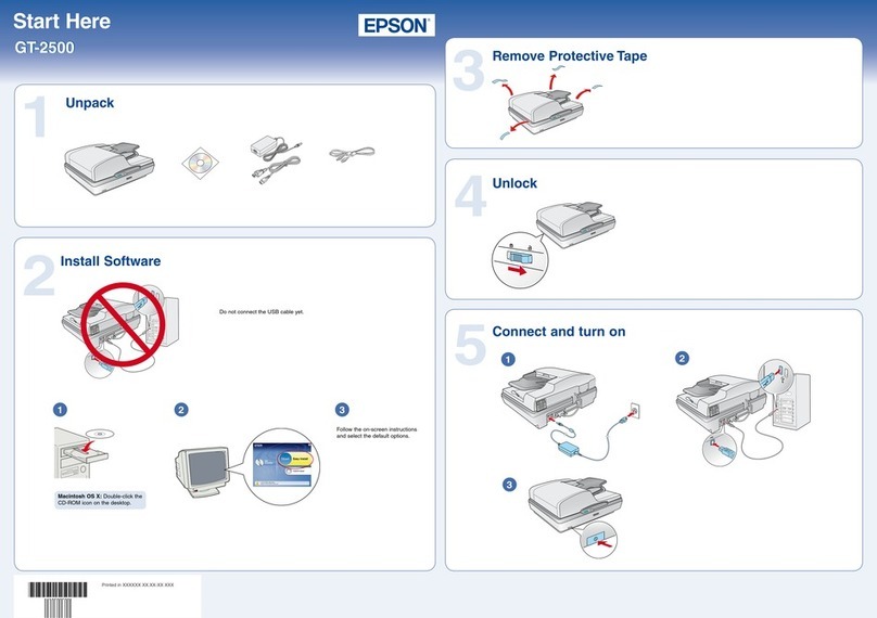 Epson GT-2500 Series Instruction Manual