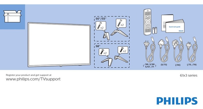 Philips 61x3 series User manual