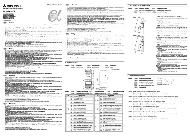 Mitsubishi AL2-2TC-ADP installation manual