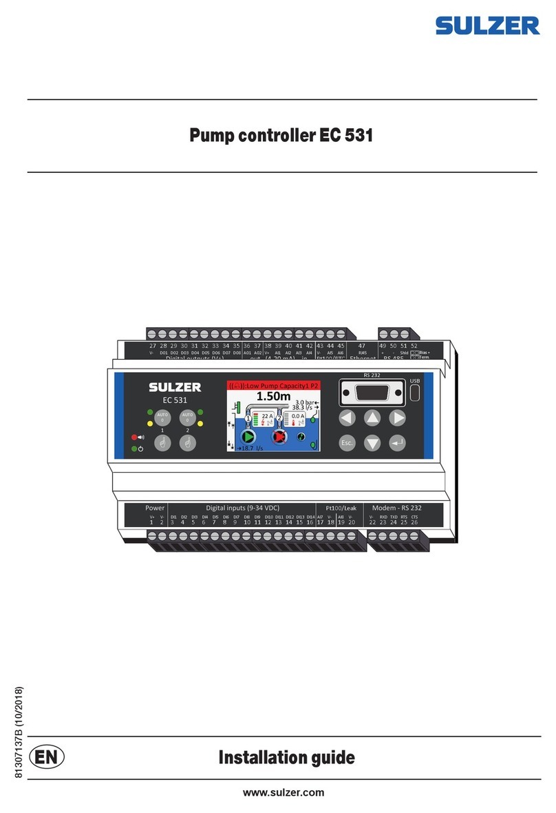 Sulzer EC 531 installation guide