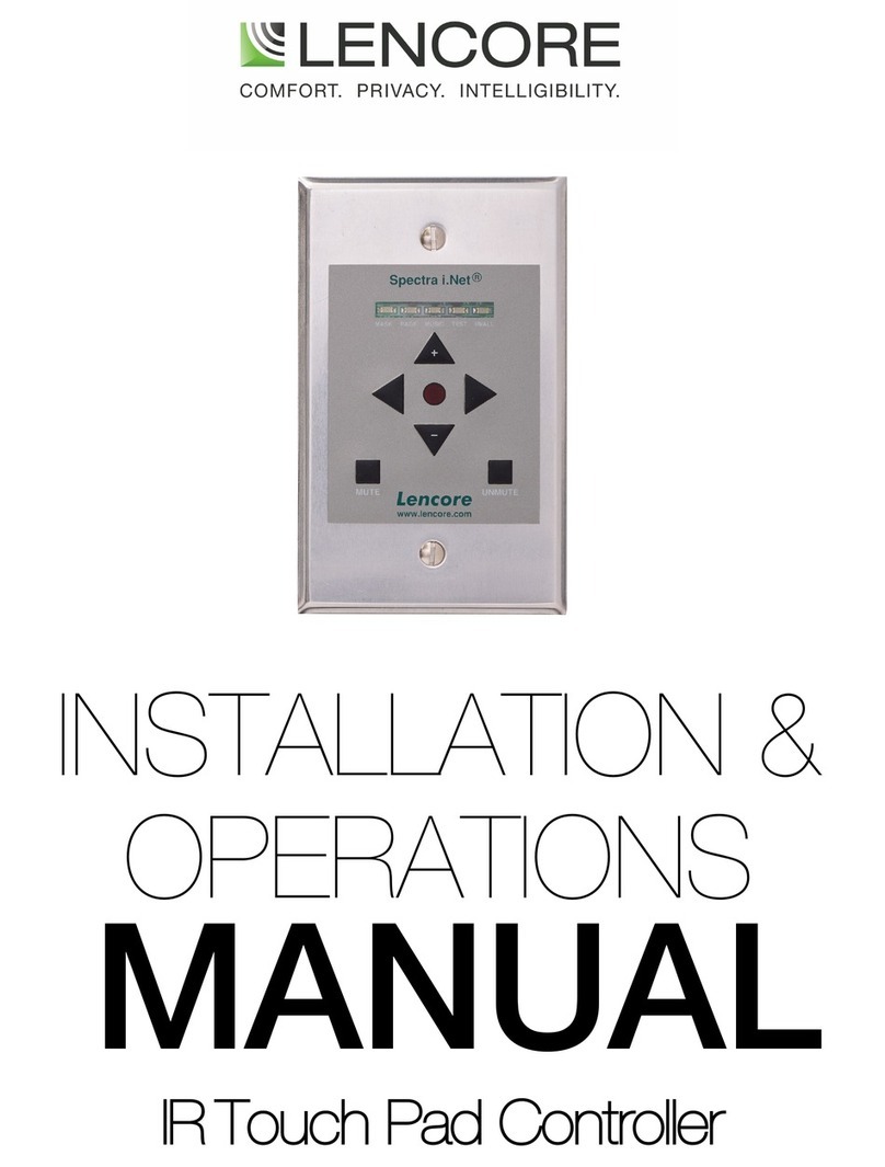 Lencore G41 Installation & operation manual