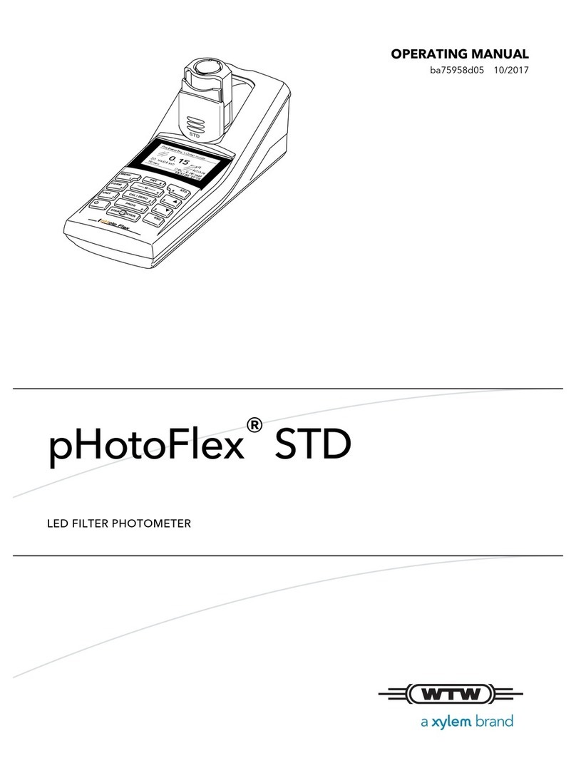 wtw pHotoFlex STD User manual