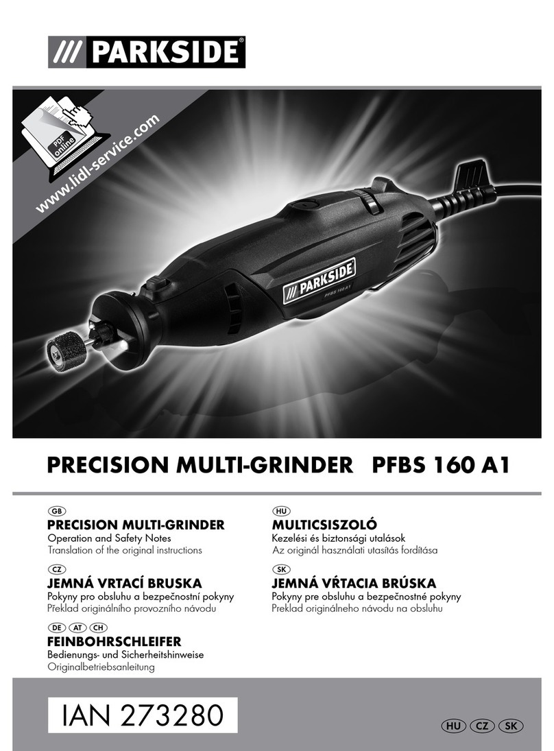 Parkside PFBS 160 A1 manual