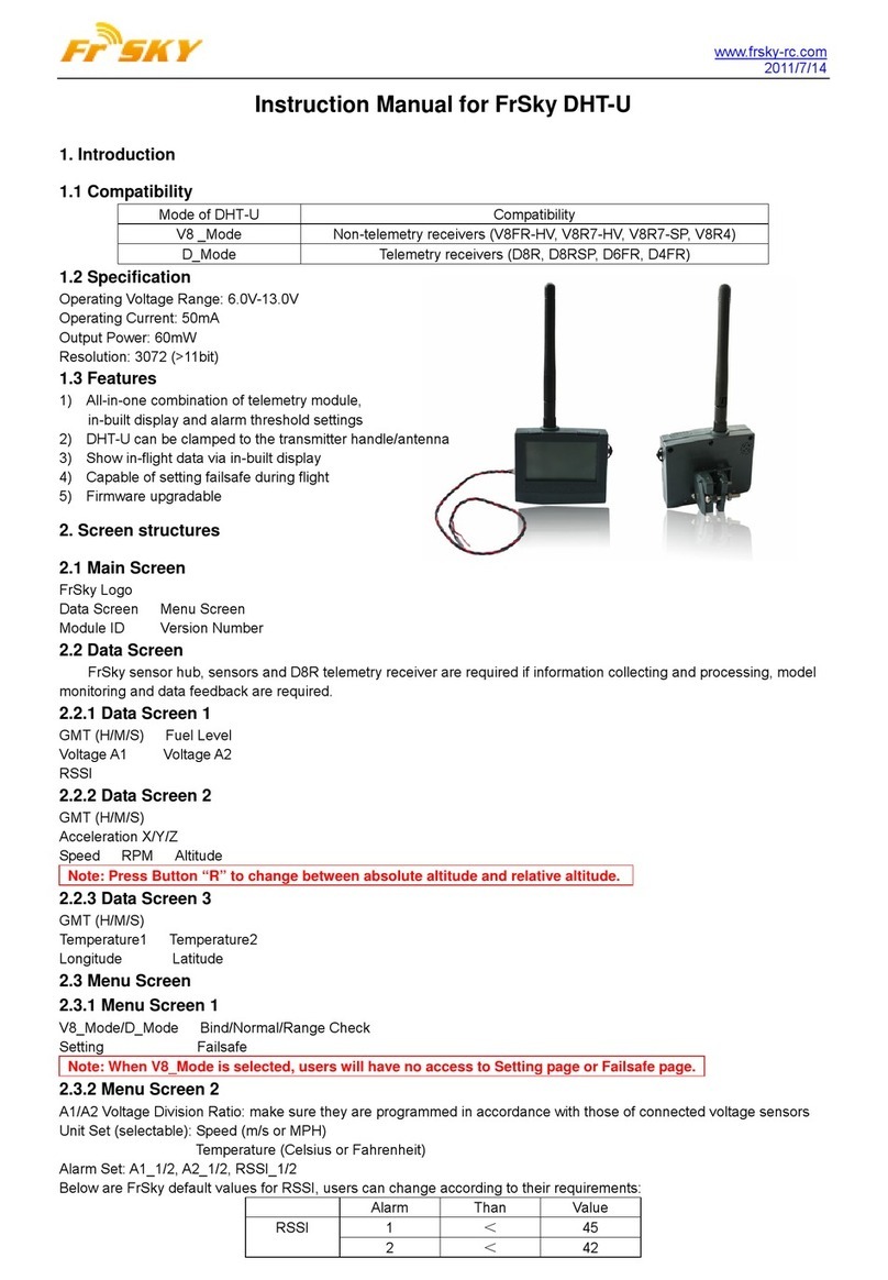 FrSky DHT-U instruction manual