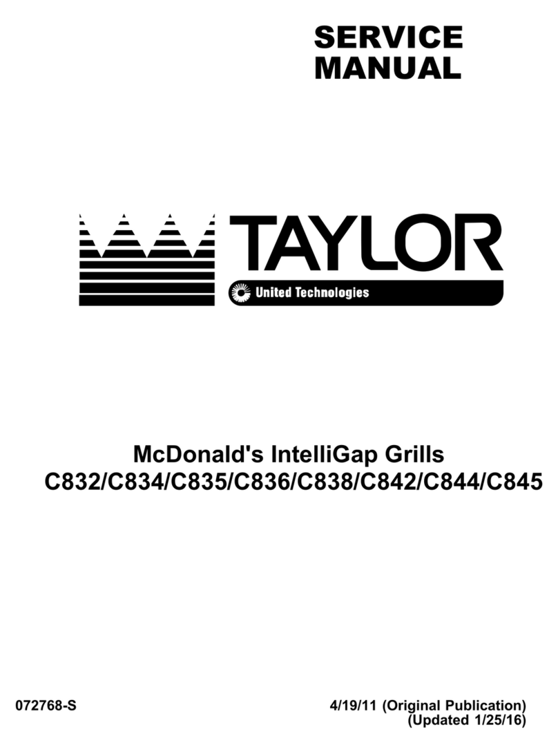 Taylor C832 Service manual
