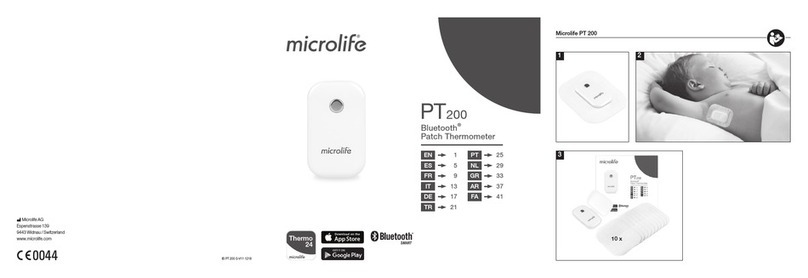 Microlife PT 200 User manual