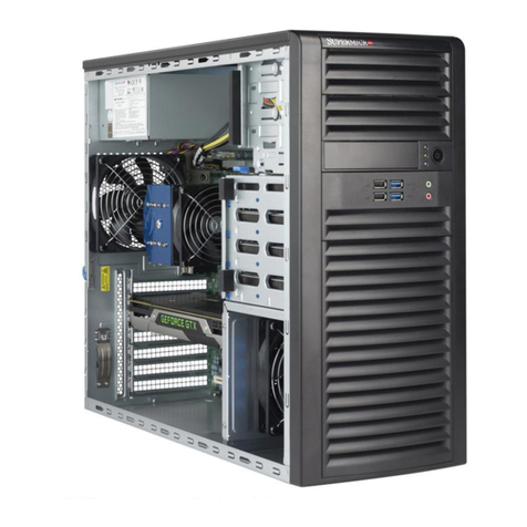 Supermicro SuperWorkstation 5039C-T User manual