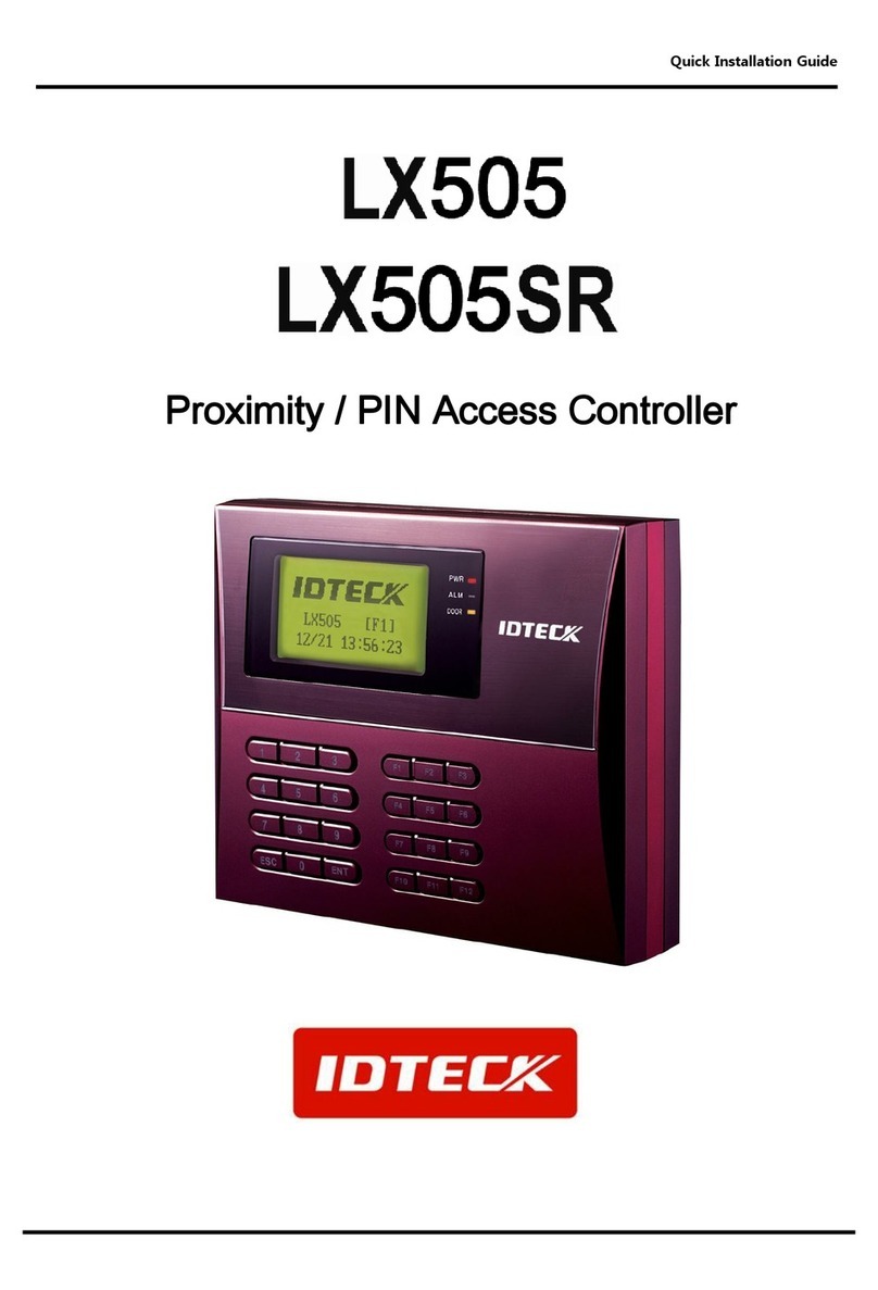 IDTECH LX505 Quick installation guide