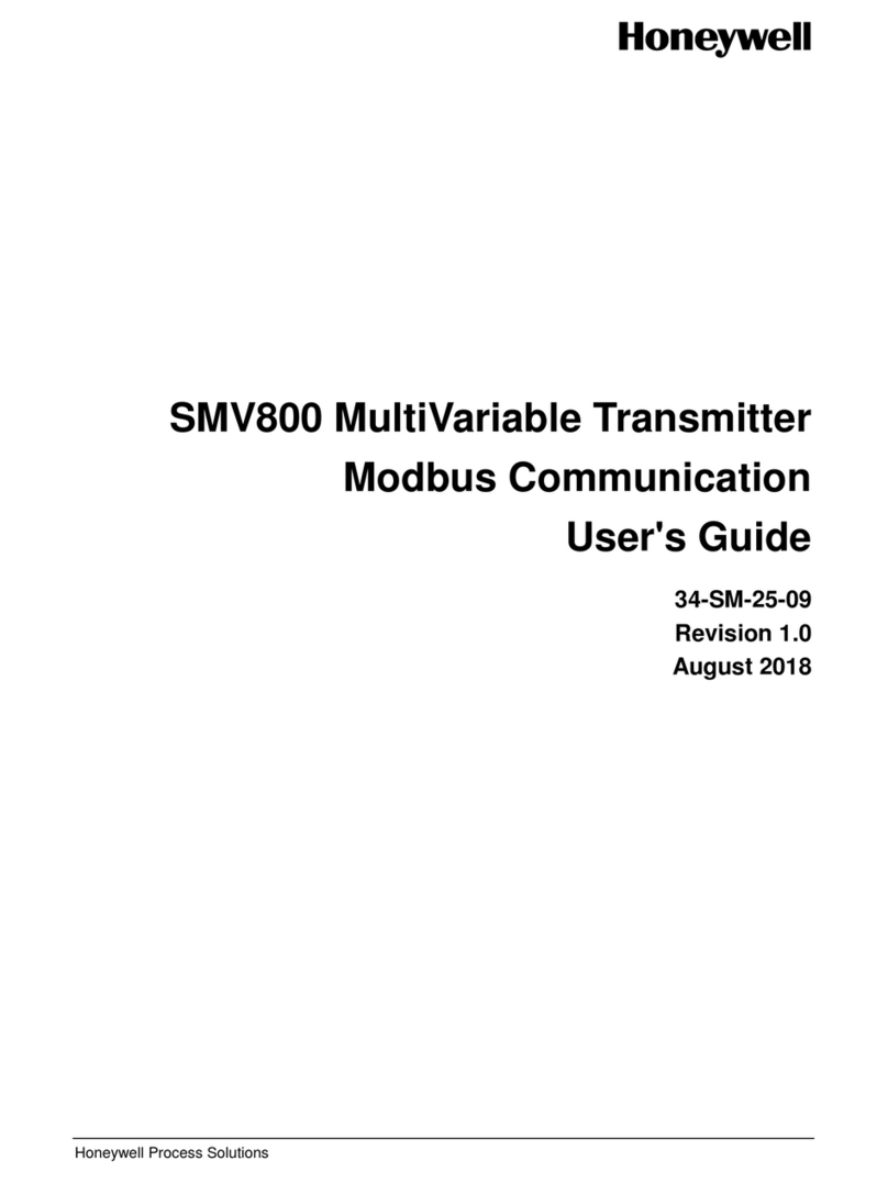 Honeywell SMV800 User manual