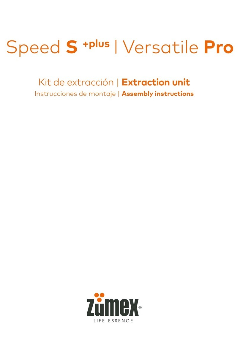 ZUMEX Speed S +plus Assembly instructions