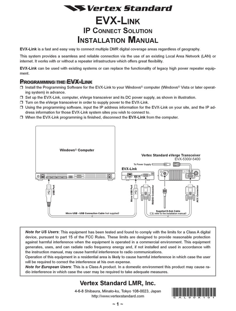 Vertex EVX-Link installation manual
