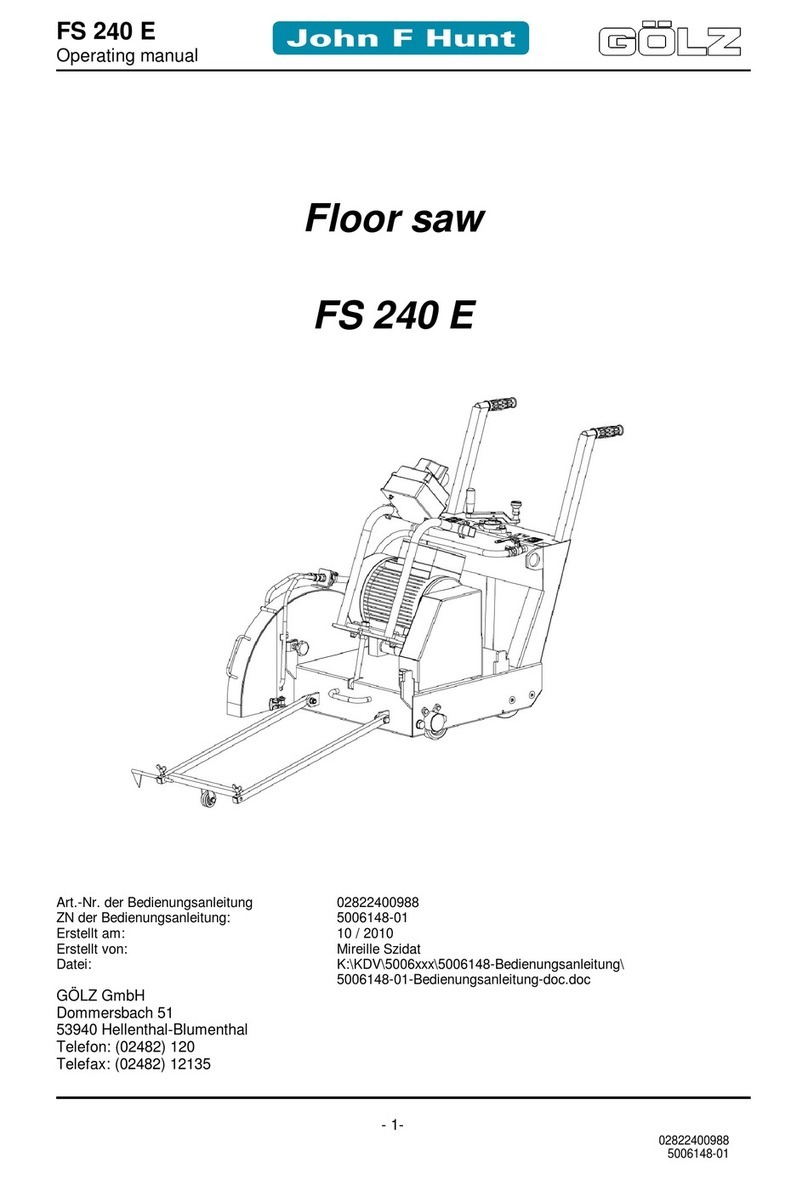 GÖLZ FS 240 E operating manual