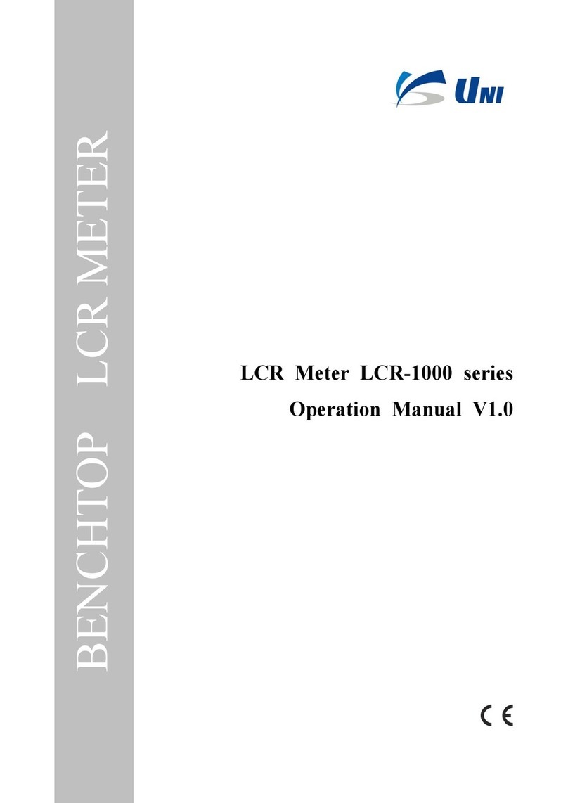 Unit LCR-1000 series User manual