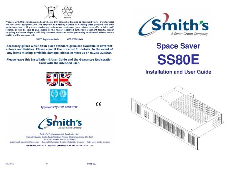 Smith's Heating First SS80E User manual