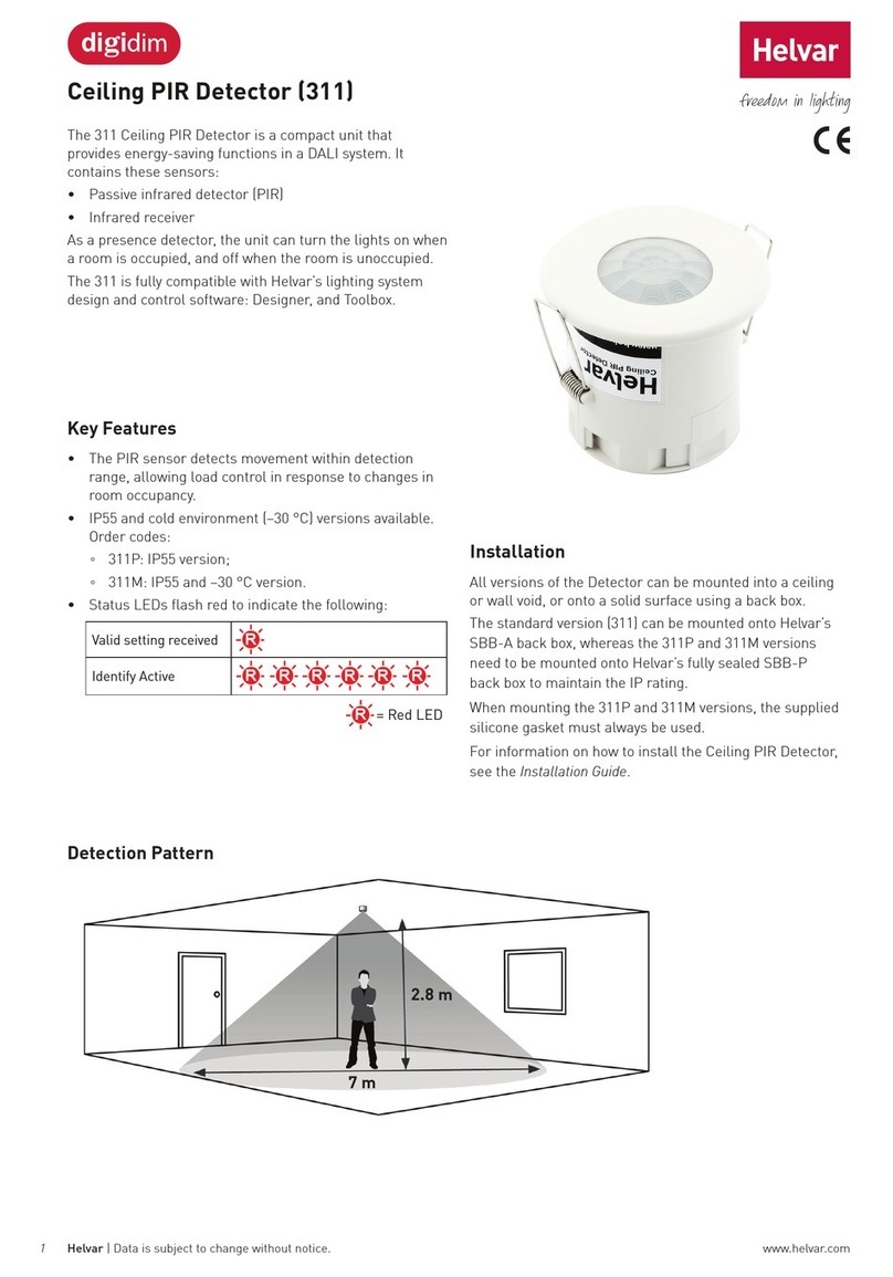 HELVAR Digidim 311 manual