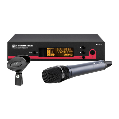 Sennheiser EW 100 G3 User manual