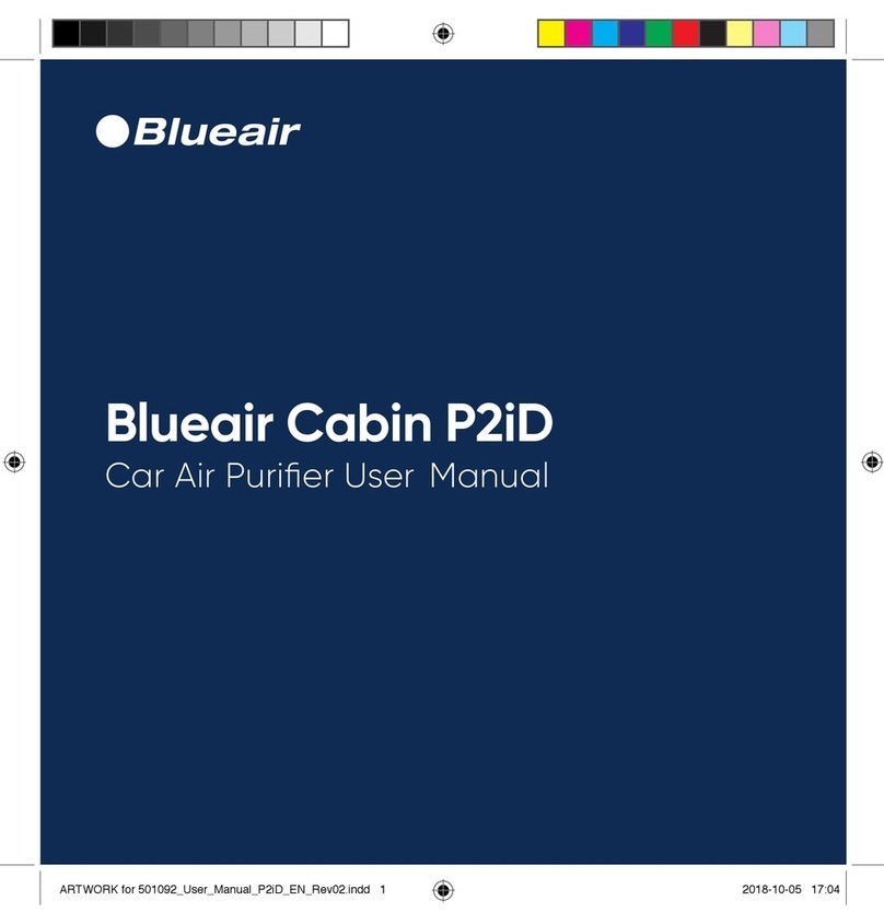 Blueair Cabin P2iD User manual Blueair Cabin P2iD User manual