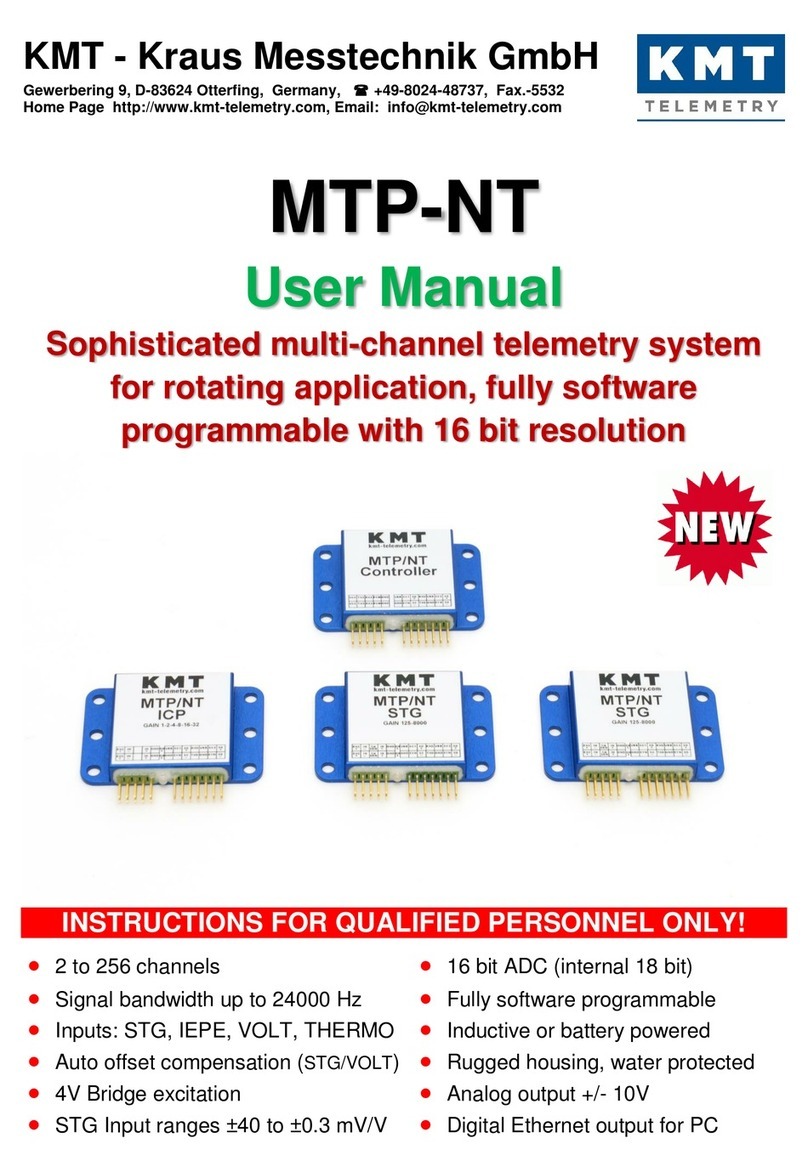 KMT MTP-NT User manual