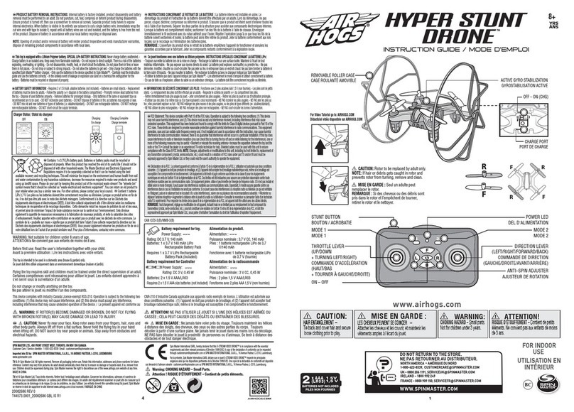 Air Hogs Hyper Stunt Drone Manual