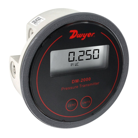 Dwyer Instruments DM-2000 Series User manual