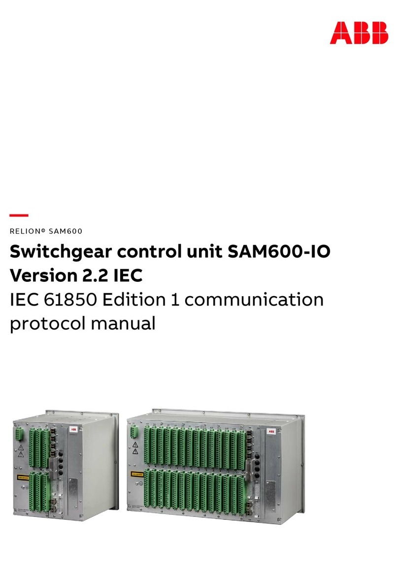 ABB Relion SAM600-IO User manual