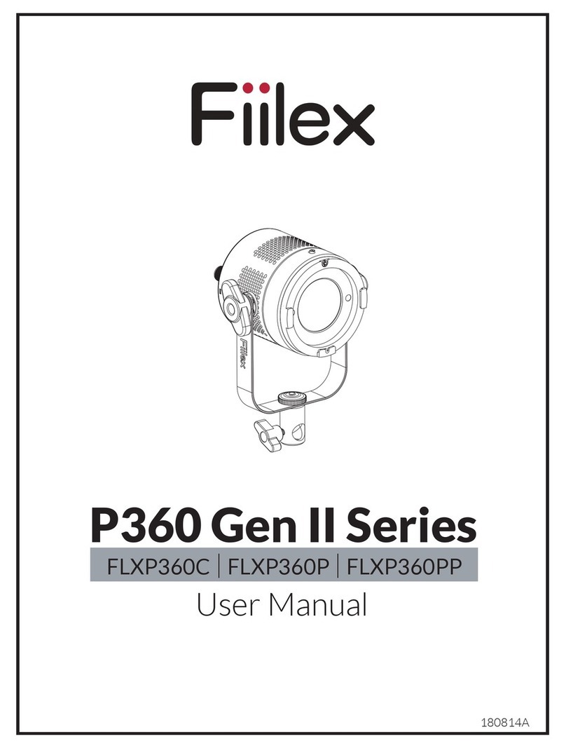 Fiilex P360 Gen II Series user manual Fiilex P360 Gen II Series user manual