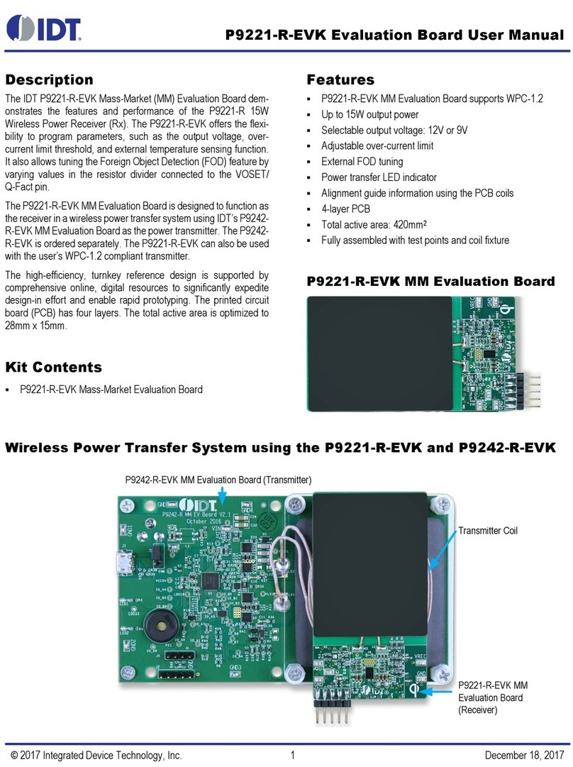 IDT P9221-R-EVK user manual