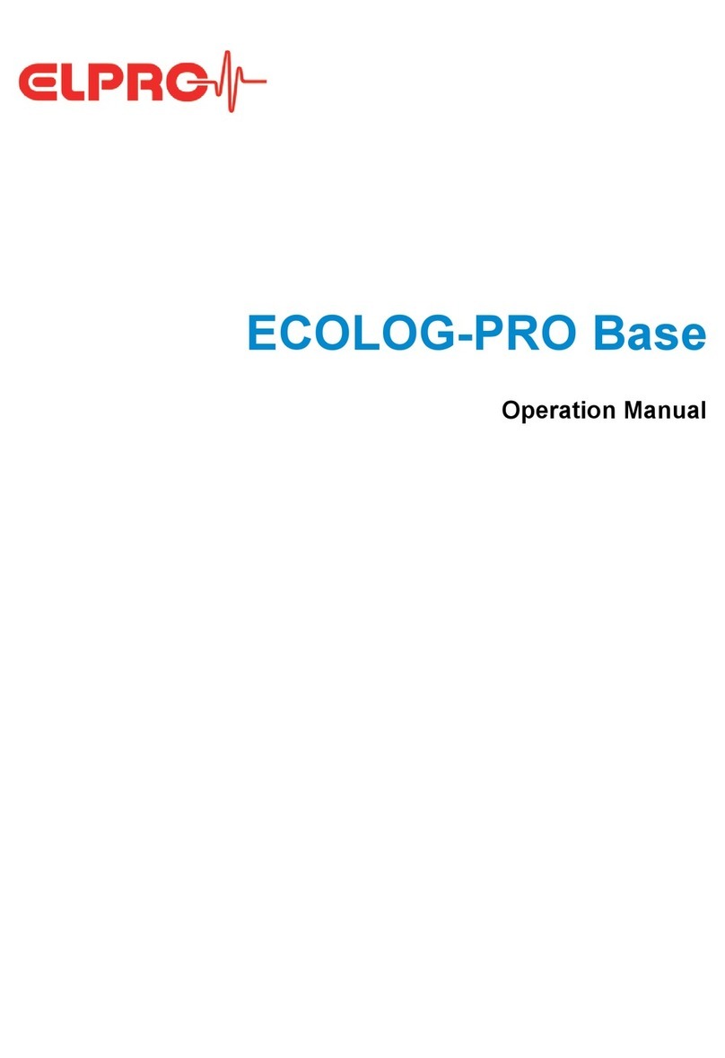 ELPRO ECOLOG-PRO Base Operation manual