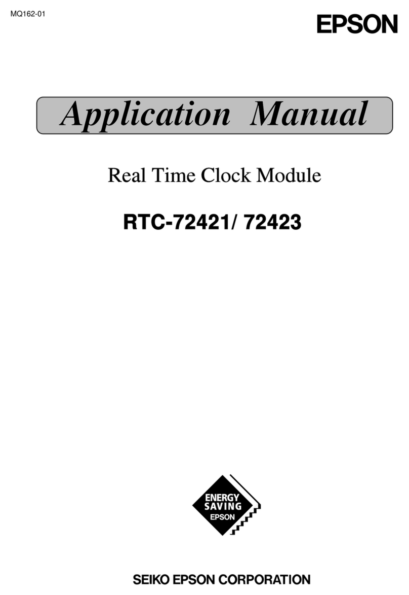 Epson RTC-72421 A Instructions for use