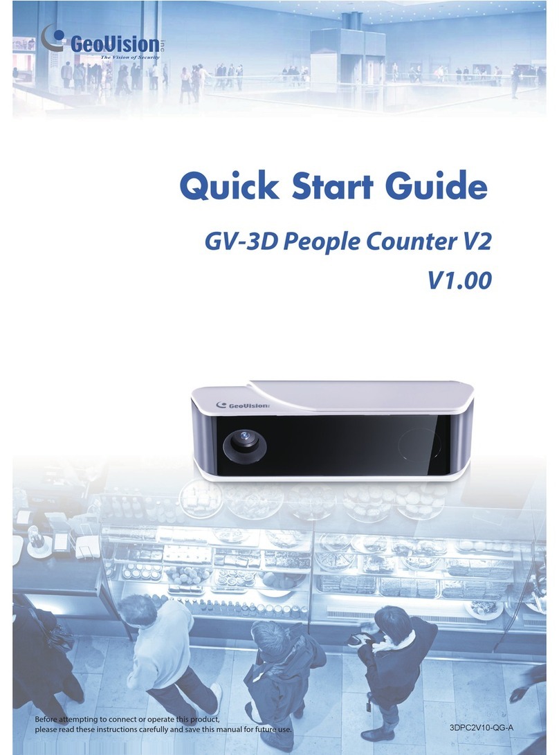 GeoVision GV-3D People Counter V2 User manual