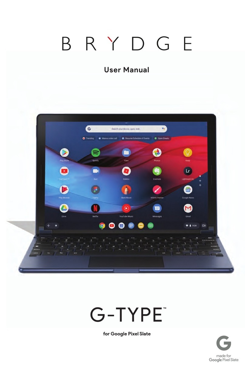 Brydge G-TYPE user manual