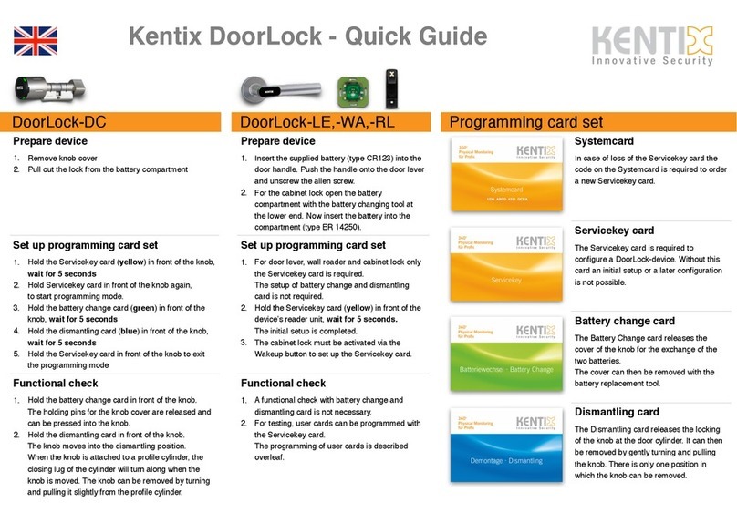 Kentix DoorLock-DC quick guide