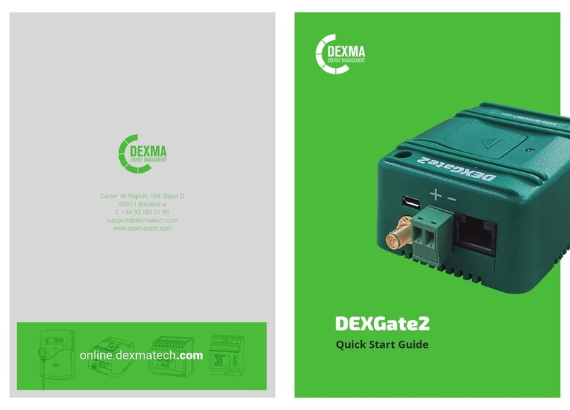 DEXMA dexgate2 quick start guide