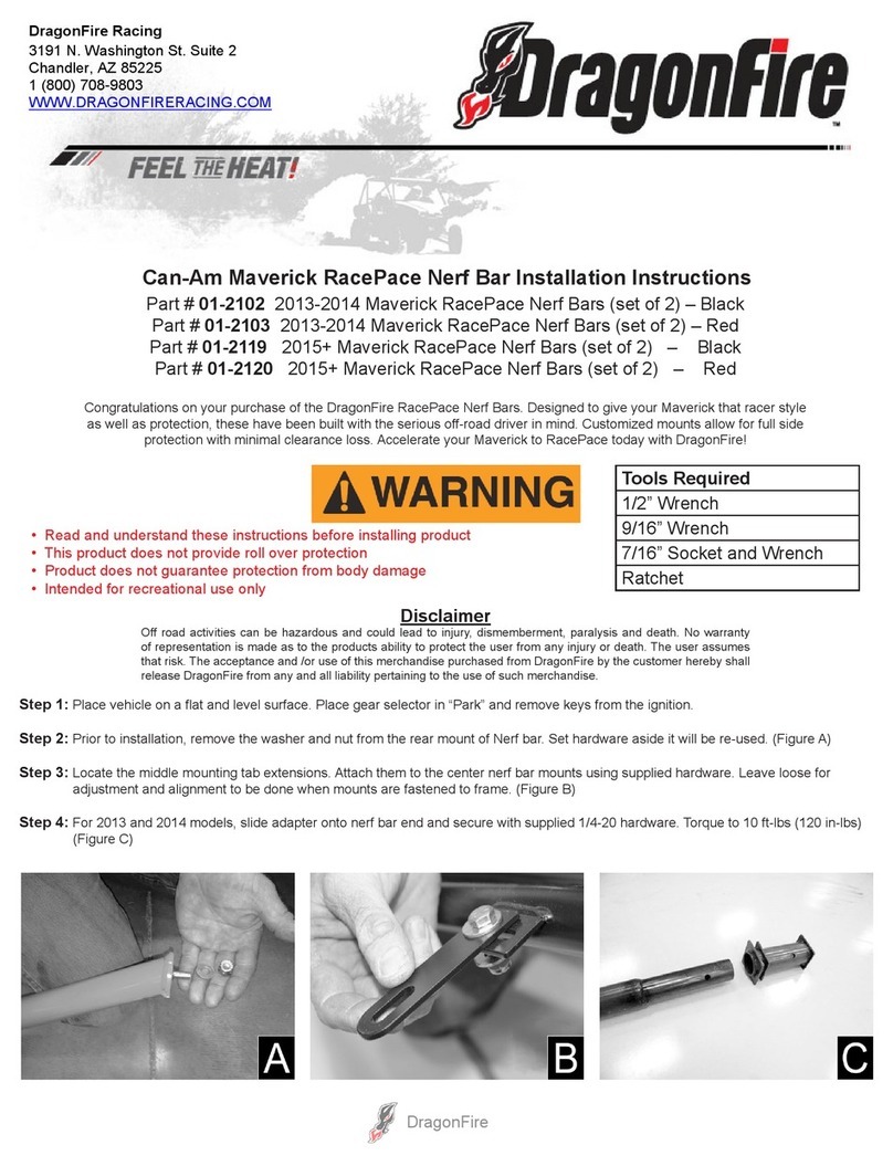 DRAGONFIRE 01-2102 installation instructions