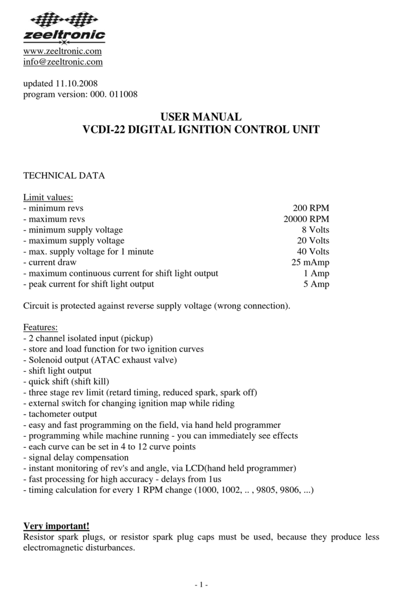 zeeltronic VCDI-22 user manual