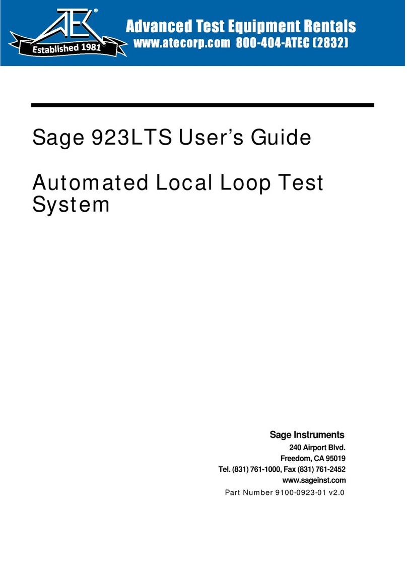 Sage 923lts user guide