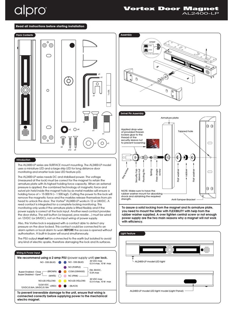 alpro AL2400-LP manual